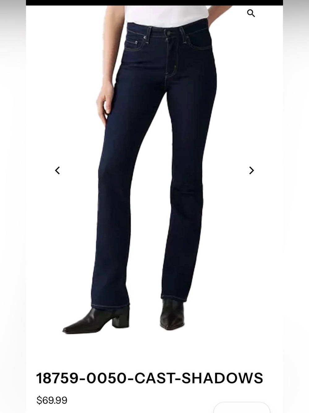 50% off 2 or more: Levi's Women's Bootcut Jeans - Dark Indigo Cast Shadows